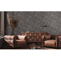 AS 914224 Tapeten A.S Creation Farbe Grau Schwarz   Elements II Vinyltapete