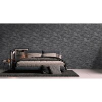 AS 914224 Tapeten A.S Creation Farbe Grau Schwarz   Elements II Vinyltapete