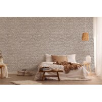 AS 390274 Tapeten A.S Creation Farbe Grau Braun Weiß  Elements II Vliestapete