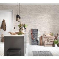 AS 959083 Tapeten A.S Creation Farbe Creme Weiß   Elements II Vinyltapete