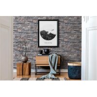 AS 388132 Tapeten A.S Creation Farbe Grau Beige Braun  Elements II Satintapete
