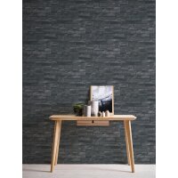 AS 388134 Tapeten A.S Creation Farbe Schwarz Anthrazit   Elements II Satintapete