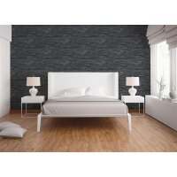 AS 388134 Tapeten A.S Creation Farbe Schwarz Anthrazit   Elements II Satintapete
