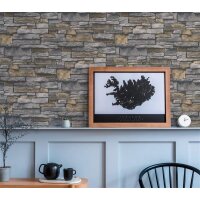 AS 388131 Tapeten A.S Creation Farbe Grau Beige   Elements II Satintapete