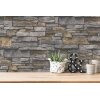 AS 388131 Tapeten A.S Creation Farbe Grau Beige   Elements II Satintapete