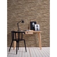 AS 958332 Tapeten A.S Creation Farbe Braun Beige   Elements II Vinyltapete