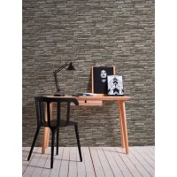 AS 958331 Tapeten A.S Creation Farbe Grau Creme Schwarz  Elements II Vinyltapete