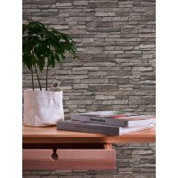 AS 958331 Tapeten A.S Creation Farbe Grau Creme Schwarz  Elements II Vinyltapete