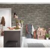 AS 958331 Tapeten A.S Creation Farbe Grau Creme Schwarz  Elements II Vinyltapete