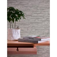 AS 707116 Tapeten A.S Creation Farbe Grau Weiß   Elements II Vinyltapete