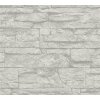 AS 707116 Tapeten A.S Creation Farbe Grau Weiß   Elements II Vinyltapete
