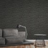 AS 707123 Tapeten A.S Creation Farbe Schwarz Grau   Elements II Vinyltapete