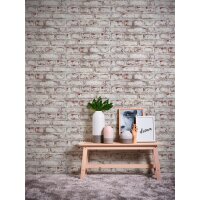 AS 362801 Tapeten A.S Creation Farbe Weiß Braun Grau  Elements II Vinyltapete