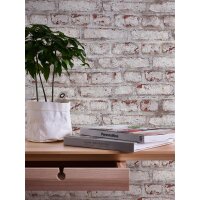 AS 362801 Tapeten A.S Creation Farbe Weiß Braun Grau  Elements II Vinyltapete