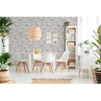 AS 388144 Tapeten A.S Creation Farbe Grau Grau Weiß  Elements II Satintapete