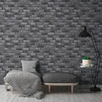 AS 388124 Tapeten A.S Creation Farbe Grau Anthrazit   Elements II Satintapete