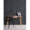 AS 942833 Tapeten A.S Creation Farbe Schwarz Grau   Elements II Vinyltapete