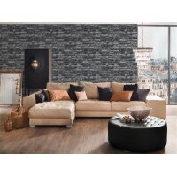 AS 362812 Tapeten A.S Creation Farbe Grau Schwarz   Elements II Vinyltapete