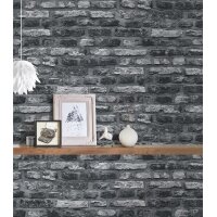 AS 362812 Tapeten A.S Creation Farbe Grau Schwarz   Elements II Vinyltapete