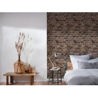 AS 388142 Tapeten A.S Creation Farbe Braun    Elements II Satintapete