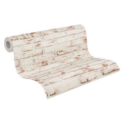AS 907813 Tapeten A.S Creation Farbe Rot Braun Beige  Elements II Vinyltapete