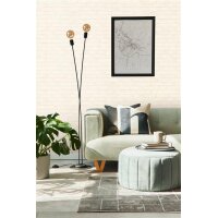 AS 907851 Tapeten A.S Creation Farbe Weiß Silber   Elements II Vinyltapete