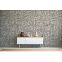 AS 389336 Tapeten A.S Creation Farbe Grau Grau   Elements II Satintapete