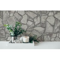 AS 389336 Tapeten A.S Creation Farbe Grau Grau   Elements II Satintapete