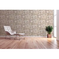 AS 389312 Tapeten A.S Creation Farbe Beige Grau Braun  Elements II Satintapete