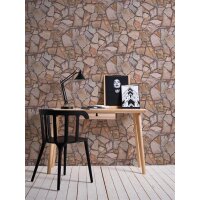 AS 927316 Tapeten A.S Creation Farbe Braun Beige Grau  Elements II Vinyltapete