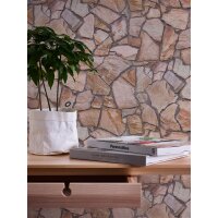 AS 927316 Tapeten A.S Creation Farbe Braun Beige Grau  Elements II Vinyltapete