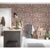 AS 927316 Tapeten A.S Creation Farbe Braun Beige Grau  Elements II Vinyltapete
