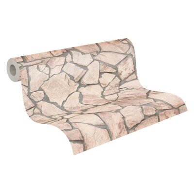 AS 927323 Tapeten A.S Creation Farbe Beige Grau Braun  Elements II Vinyltapete