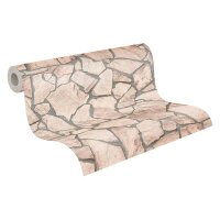AS 927323 Tapeten A.S Creation Farbe Beige Grau Braun  Elements II Vinyltapete