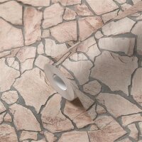 AS 927323 Tapeten A.S Creation Farbe Beige Grau Braun  Elements II Vinyltapete