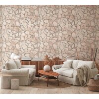 AS 927323 Tapeten A.S Creation Farbe Beige Grau Braun  Elements II Vinyltapete