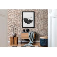 AS 927323 Tapeten A.S Creation Farbe Beige Grau Braun  Elements II Vinyltapete