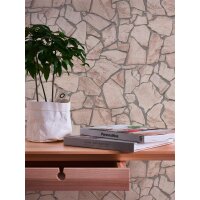 AS 927323 Tapeten A.S Creation Farbe Beige Grau Braun  Elements II Vinyltapete