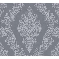 AS 397657 Tapeten A.S Creation Farbe Anthrazit Grau    Pure Elegance Profiltapete