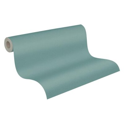 AS 397836 Tapeten A.S Creation Farbe Blau Türkis    Pure Elegance Profiltapete
