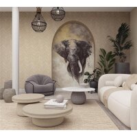 33376 Marburg Travertino Vliestapete beige