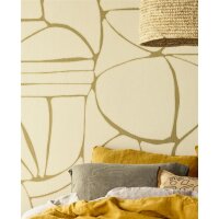 340281 Tapeten Eijffinger Farbe gelb, ocker, beige, sand SOLANGE Wandbild