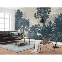 P252-VD4 Tapeten Komar Pure 2 Unfading Trees Farbe Beige,Grau Vlies Fototapete