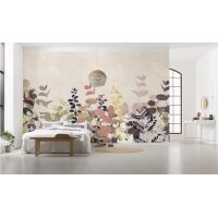 P255-VD4 Tapeten Komar Pure 2 Foggy Shrub Farbe Pastell Vlies Fototapete
