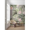 P256-VD2 Tapeten Komar Pure 2 Large Bloomed Farbe Beige,Grün Vlies Fototapete
