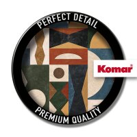 P258-VD4 Tapeten Komar Pure 2 Tribal Tiles Farbe Bunt Vlies Fototapete