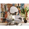 P258-VD4 Tapeten Komar Pure 2 Tribal Tiles Farbe Bunt Vlies Fototapete
