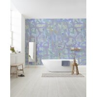 P259-VD4 Tapeten Komar Pure 2 Opal Waters Farbe Lila,Blau Vlies Fototapete