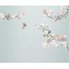 P264-VD3 Tapeten Komar Pure 2 Apple Blossom Farbe Blau Vlies Fototapete