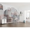 P268-VD4 Tapeten Komar Pure 2 Archway Farbe Grau,Rosa Vlies Fototapete